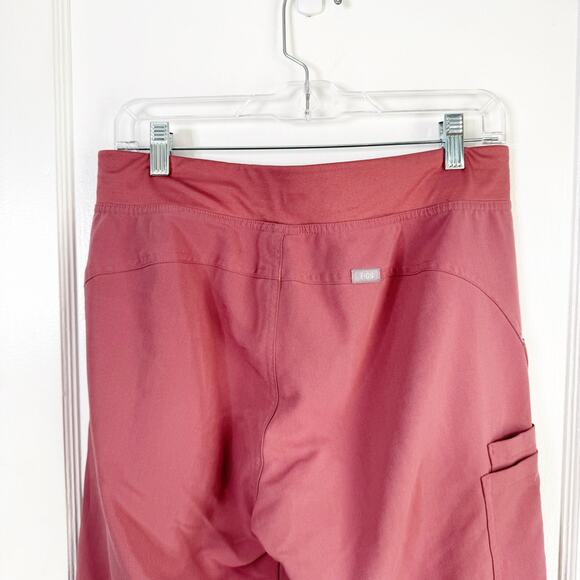 FIGS Kade Cargo Scrub Trousers Pants Hot Pink Drawstring Technical Collection MP - Picture 7 of 11